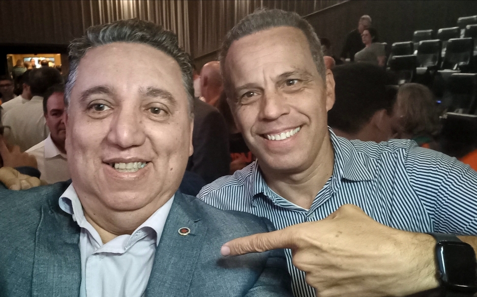 CRUZADO DE DIREITA 2 Eduardo Negrão e Fernando Meira, presidente Estadual do partido Novo (SP)