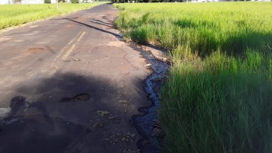 A Rua Polidoro Simões, paralela à av. Paraguaçu (av. Hissagi Marubayashi), se encontra abandonada há meses no J. Tênis Clube