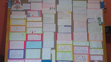 Mural feito pelos alunos do Colégio Paraguaçu