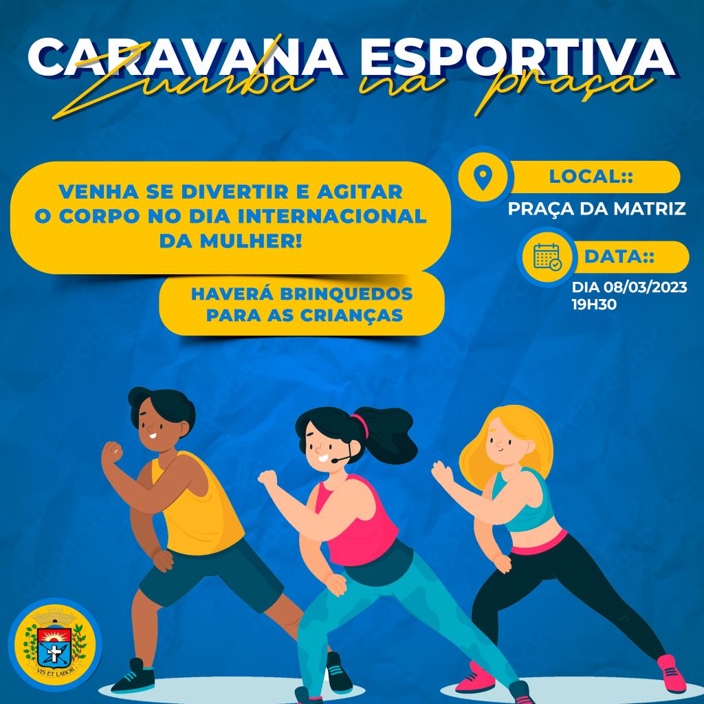 Paraguaçu celebra Dia da Mulher com Caravana Esportiva e Aulão de Zumba