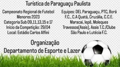 Paraguaçu recebe Campeonato Regional de Futebol para Menores 21 Paraguaçu recebe Campeonato Regional de Futebol para Menores