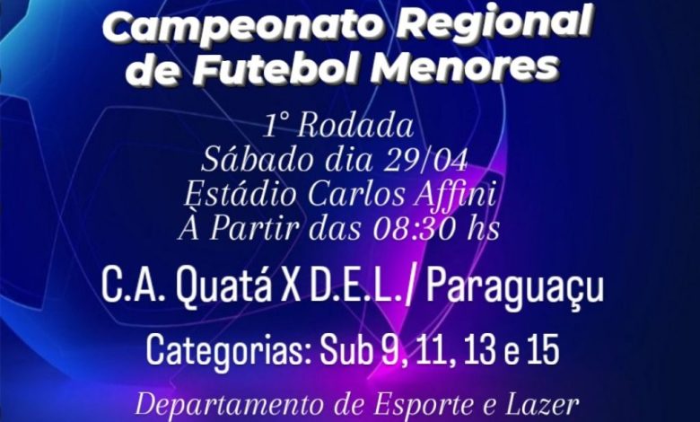 Campeonato Regional de Futebol Menores 2023