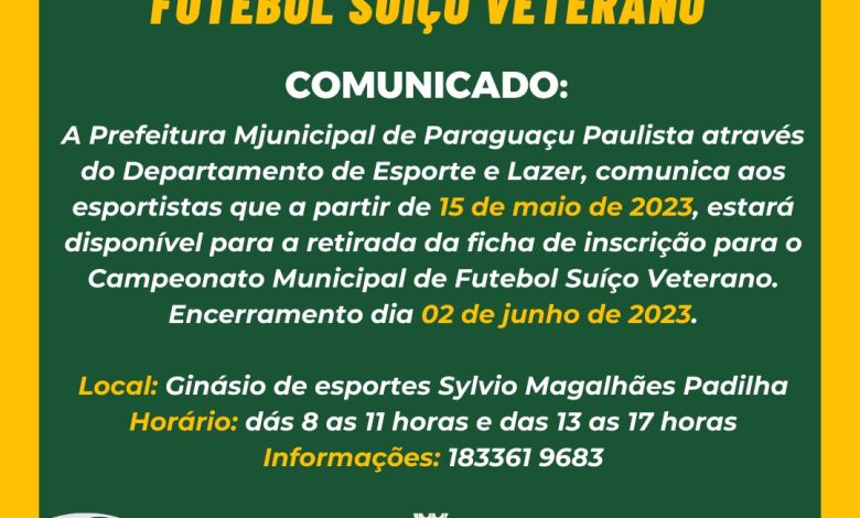 Futebol Suíço Veterano