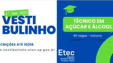 Etec de Paraguaçu Paulista abre inscrições para curso técnico gratuito de Açúcar e Álcool
