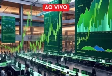 Here is the Meta Description: "O mercado de ações americano abre com tom positivo, aliviado pelo recuo nos preços do petróleo e pela expectativa da reunião do Federal Reserve. A Ibovespa lidera a corrida com ações da Vale e instituições financeiras em alta."