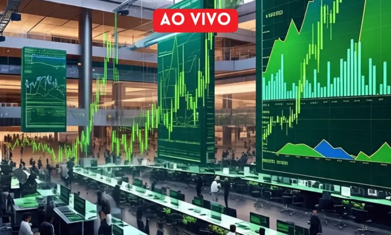 Here is the Meta Description: "O mercado de ações americano abre com tom positivo, aliviado pelo recuo nos preços do petróleo e pela expectativa da reunião do Federal Reserve. A Ibovespa lidera a corrida com ações da Vale e instituições financeiras em alta."