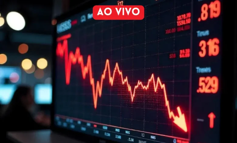 América e Brasil: mercado financeiro em alta, mas o Brasil enfrenta desafio de juros altos, afetando a Bolsa de Valores de São Paulo, enquanto a Fed nos EUA promete corte de juros.