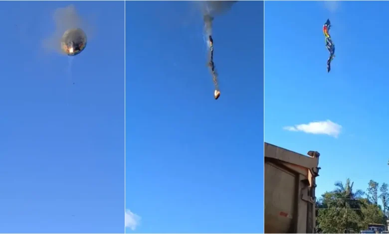 Tragédia aérea em Praia Grande, Santa Catarina, leva ao menos 4 vítimas fatais após aeronave pegar fogo em pleno ar e cair sobre a praia, causando danos e destruição.