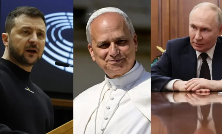 Papa Leão XIV reuniu-se com o presidente ucraniano Volodymyr Zelensky no Vaticano, reafirmando a disposição do Vaticano para mediador em negociações entre a Ucrânia e a Rússia, em busca de uma paz duradoura e estabilidade global.