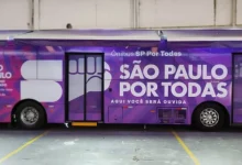 Mulheres vítimas de violência doméstica ou familiar em Sorocaba contam com o Ônibus SP Por Todas, unidade móvel que oferece serviços itinerantes de acolhimento e proteção, incluindo atendimento psicossocial, jurídico e assistencial.