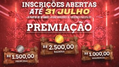 Inscricoes abertas para Rainha Princesas e Madrinha do Rodeio da 15a Expo Paraguacu 2025 ate 16 de agosto. Participe e represente a beleza da festa