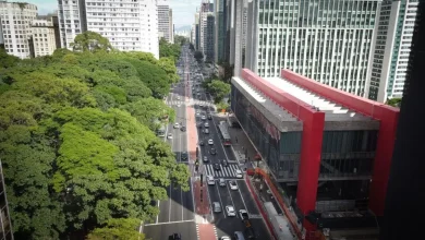 Sensação de calor intensa prevista para a região sul do Brasil, com umidade crítica e risco de incêndios; previsão de tempo estável e calor seco para o sábado em São Paulo.