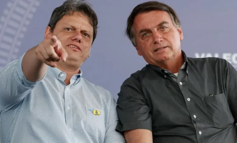 Ex-presidente Jair Bolsonaro e ministro Tarcísio de Freitas envolvidos em enredo político complexo; Tarcísio teria solicitado libertar o passaporte de Bolsonaro para negociação com Trump; imprensa e opinião pública procuram respostas sobre conteúdo das conversas e papel de Tarcísio.