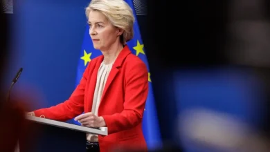 President Trump meets with European Commission President Ursula von der Leyen in Scotland to discuss a potential new trade deal. Negotiations aim to avoid tariffs between the US and EU.