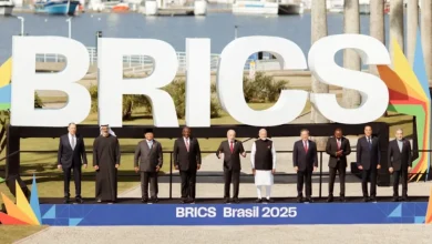 BRICS leaders' declaration condemns violent acts, criticizes Israeli occupation, and emphasizes international cooperation in areas like health, education, and sustainable development, reflecting their commitment to improving people's lives.