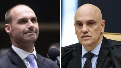 O julgamento de Jair Bolsonaro acelera no STF, com Eduardo Bolsonaro se envolvendo em condutas que influenciam o processo. Declarações de Moraos geram debate sobre independência e imparcialidade do STF, dividindo a opinião pública entre defesa da inocência e punição.