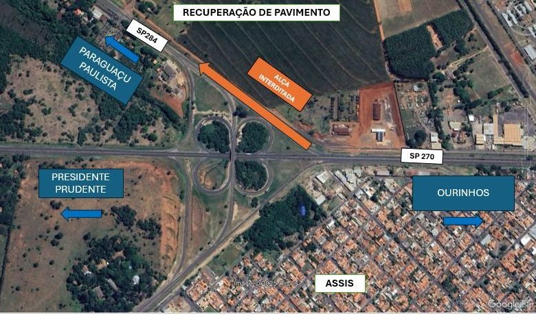 Atenção Motoristas: Alça de Acesso à SP-284 em Assis Será Interditada Para Obras Nesta Segunda-feira 1 imagem 800x458 1