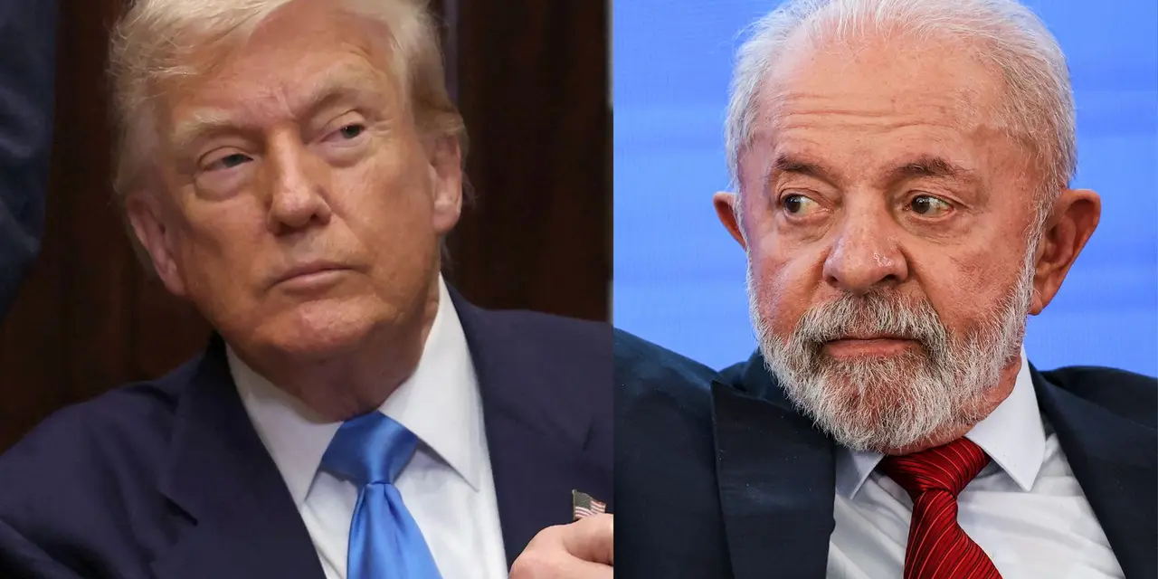 Trump diz que Lula pode entrar em contato a qualquer momento e expressa afeto pelo povo brasileiro. Reação surge após imposição de tarifas de 50% sobre exportações brasileiras. Lula afirma disposição para diálogo, enquanto Haddad confirma reunião com secretário do Tesouro americano para discutir pontos controversos.