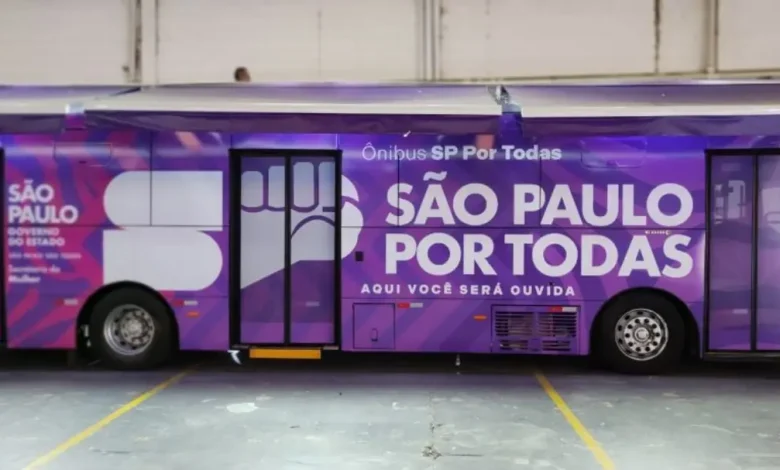 Ônibus SP Por Todas no Rodeio de Piracicaba! Serviços itinerantes de apoio jurídico e psicossocial para mulheres garantem um ambiente mais seguro e acolhedor nos dias 8 e 9 de agosto.
