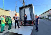 Governo de São Paulo anuncia pacote de auxílio para famílias vítimas do incêndio na Vila Gilda, em Santos. 416 novas casas, auxílio social e ajuda humanitária emergencial serão oferecidos para reconstruir a vida da comunidade.