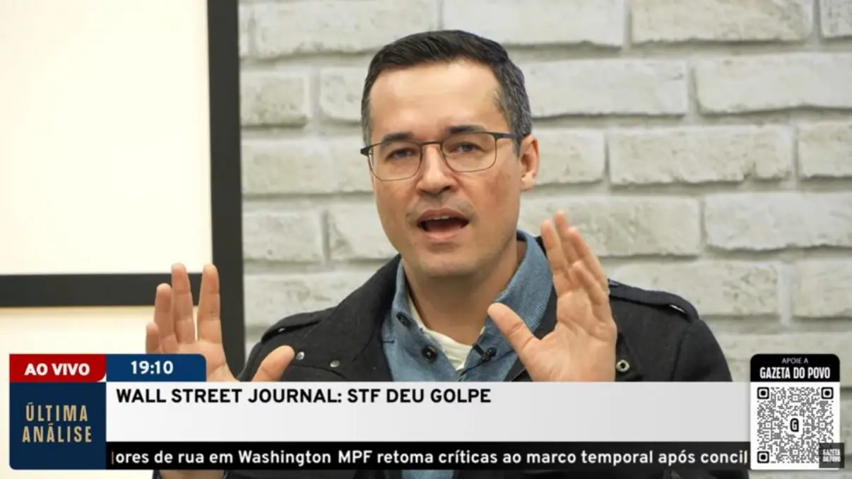 WSJ acusa Alexandre de Moraes de conduzir 'golpe de Estado' no Brasil. O artigo expõe a criminalização de opiniões, prisões preventivas e punições desproporcionais a manifestantes. Deltan Dallagnol e André Marsiglia analisam a gravidade das alegações e o impacto internacional.