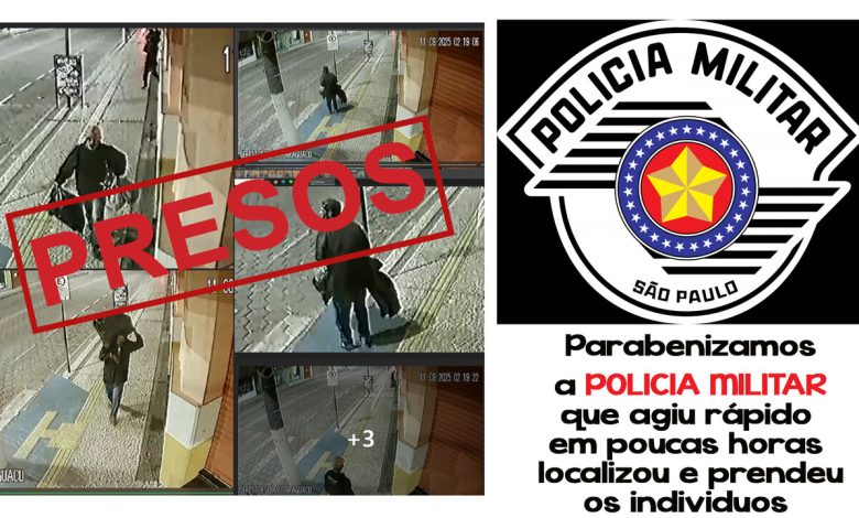 Polícia Militar de Paraguaçu Paulista Prende Suspeitos de Furto à Empresa Golden Foto 1 folha golden furto