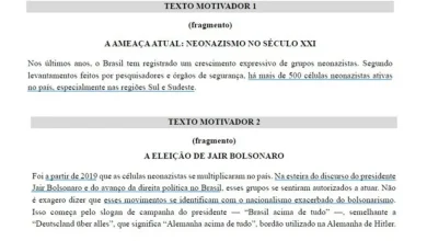 Vestibular da UFS causa polêmica com prova de redação que vinculou o neonazismo ao governo Bolsonaro. Professores e autoridades criticam a questão como "assédio ideológico" e "proselitismo político". A universidade cancelou a prova após as denúncias.