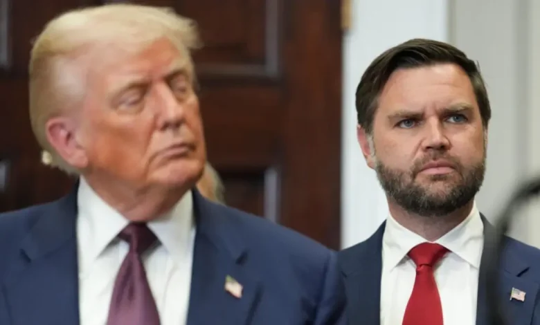 US Vice President J.D. Vance reaffirms no plans for US to recognize Palestine, citing lack of functioning government. Vance emphasizes US goals of eradicating Hamas and addressing the Gaza humanitarian crisis. He met with UK Foreign Secretary David Lammy in London to discuss shared goals and strengthen ties between the two nations.