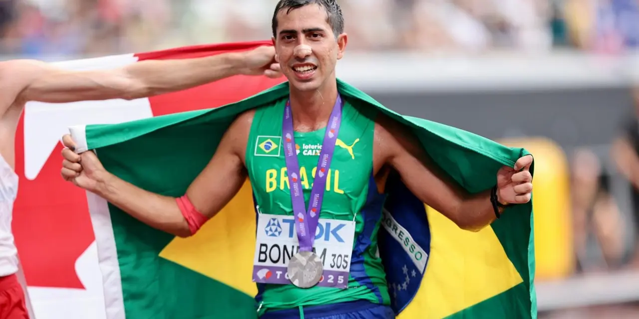 Caio Bonfim conquista ouro nos 20km da marcha atlética no Mundial de Tóquio 2025, tornando-se o maior medalhista brasileiro da modalidade. Outros atletas brasileiros também brilharam na competição.