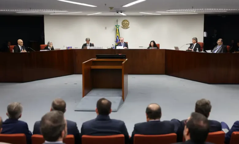 STF julga ex-presidente e sete acusados de golpe. Acompanhe em tempo real os votos e o andamento da sessão crucial na 1ª Turma.