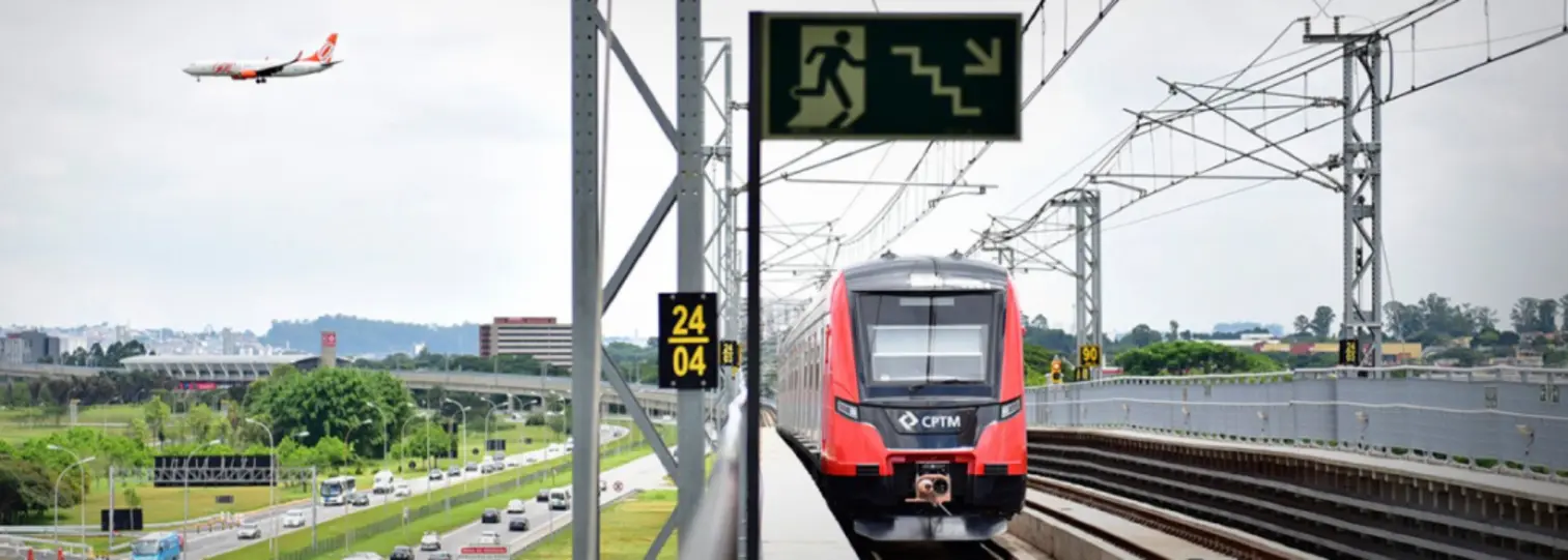 CPTM reduz intervalo do Expresso Aeroporto aos domingos para 30 minutos. Mais conforto e acessibilidade para quem viaja para o Aeroporto de Guarulhos nos finais de semana.