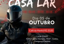 O 1o Moto Cafe de Paraguacu Paulista acontece no dia 5 de outubro na ESAPP. O evento une a paixao por motos e solidariedade em prol da Casa Lar