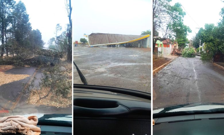 Forte Ventania com Nuvem de Poeira Causa Danos e Assusta Moradores de Paraguaçu Paulista 1 Sapezal