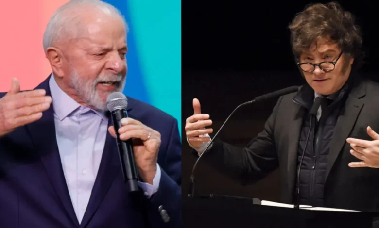 Donald Trump Reafirma Positividade Após Reunião com Lula e Javier Milei na Casa Branca 1 O presidente dos EUA, Donald Trump, reafirma positividade de conversa com Lula da Silva em cerimônia na Casa Branca, após recebê-lo junto a Javier Milei.