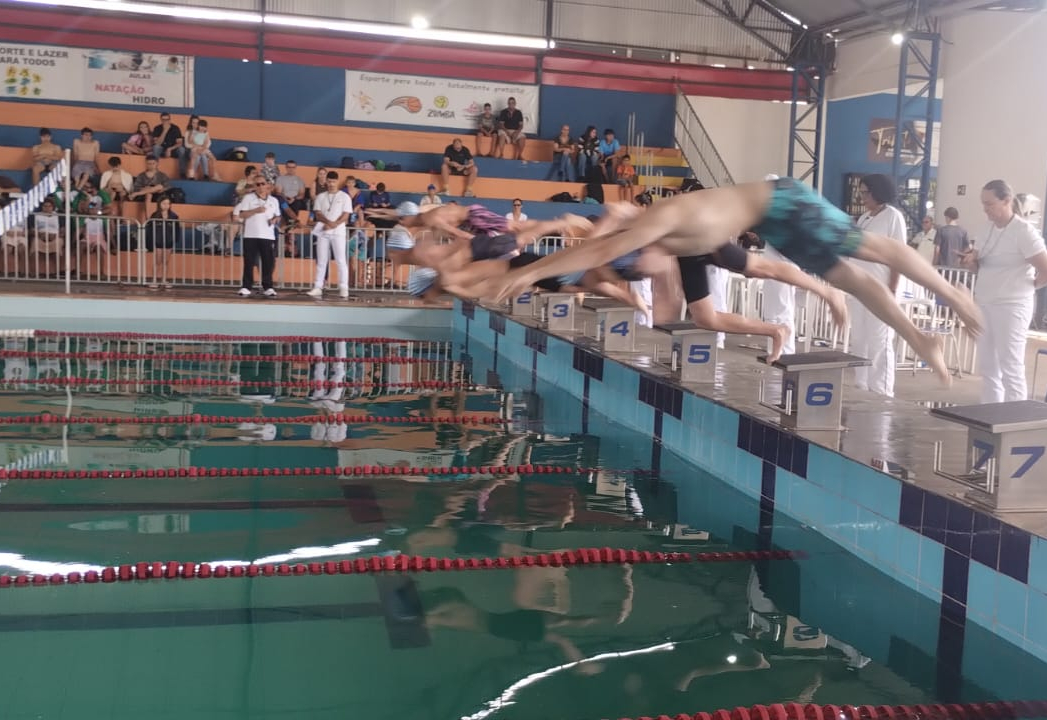 Natacao Paraguacu Paulista Esporte Pro Natacao Medalhas Piscina Publica Atletas Competicao Regional