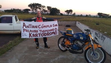 Paraguacu Paulista Kartodromo Prefeito Antian Tusuca Sam Tuzuca Protesto Cobranca Obra Inacabada Automobilismo