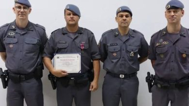 Policia Militar Paraguacu Paulista Paulinho Ribeiro Medalha Cruz de Sangue Honraria Bravura Presidente Prudente 32o BPMI