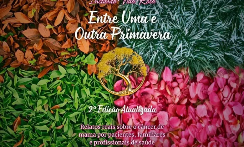 Lançamento da Segunda Edição de Entre uma e outra Primavera 1 Lançamento de segunda edição do livro "Entre uma e outra primavera", reúne histórias de mulheres que enfrentaram o câncer de mama e transformaram a dor em missão de esperança e solidariedade.
