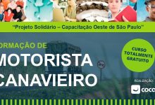 Curso Gratuito Cocal 30 Vagas para Motorista Canavieiro em Paraguacu