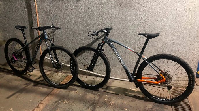 bicicletas levadas