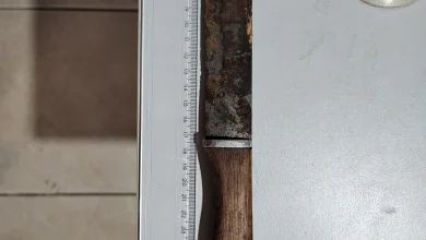 Homem e preso com faca apos invadir casa de ex esposa em Teodoro Sampaio