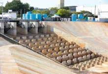 Reservatório Jaboticabal entra em operação para proteger 1,5 milhão de pessoas da Região do ABC e da capital paulista de enchentes e alagamentos.