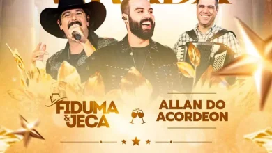Tarumã prepara festa espetacular para o Ano Novo 2026! Fiduma & Jeca e Allan do Acordeon animam o Show da Virada em frente à Igreja Matriz. Imperdível!