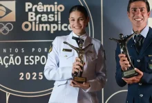 Prêmio Brasil Olímpico celebra atletas brasileiros em diversas categorias esportivas, destacando conquistas notáveis e força coletiva.