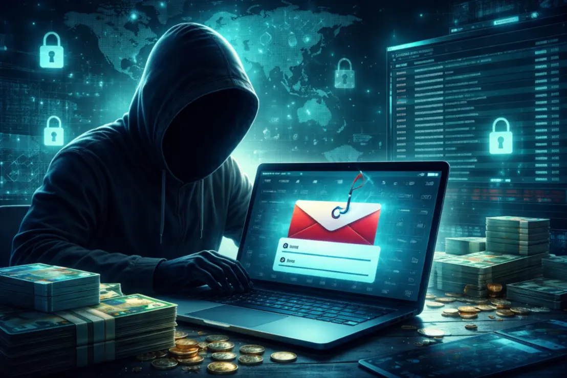 Descubra a alarmante escala do phishing, o destino dos seus dados após um clique e como empresas enfrentam riscos crescentes de cibercrime. Proteja-se!