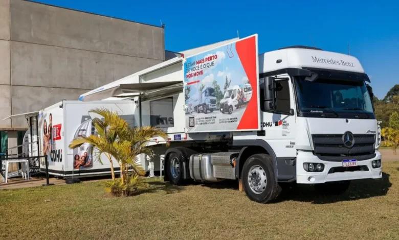 CDHU Móvel leva atendimento itinerante a quatro municípios em Araçatuba até 12, promovendo assistência aos cidadãos em suas comunidades.