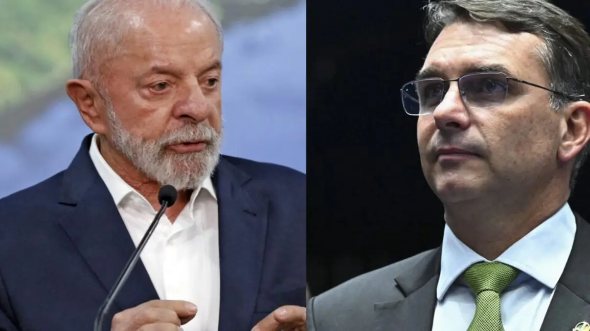 Eleição de 2026: Flávio Bolsonaro e Luiz Inácio Lula da Silva lideram pré-candidaturas com projetos de país distintos e discursos cada vez mais polarizados.