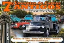 Lutécia sediará o 7º Encontro de Carros Antigos em 19 de abril na Praça Arlindo Eiras. Clássicos, gastronomia, "mercado de pulgas" e solidariedade esperam por você!