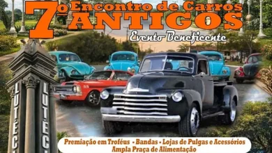 Lutécia sediará o 7º Encontro de Carros Antigos em 19 de abril na Praça Arlindo Eiras. Clássicos, gastronomia, "mercado de pulgas" e solidariedade esperam por você!