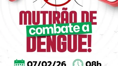 Tarumã realiza mutirão de combate à dengue em 7 de fevereiro, mobilizando a comunidade para eliminar focos do Aedes aegypti e proteger a saúde pública. Saiba mais.